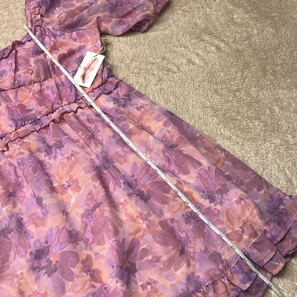 JESSICA SIMPSON Layla Lilac Dress - Picture 13 of 13